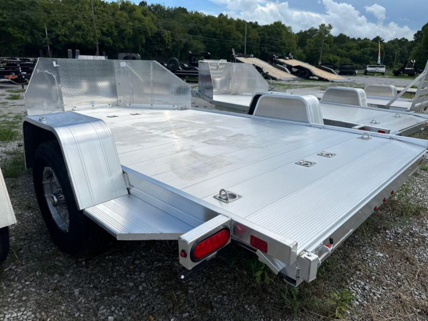 New 2025 Aluma MC210 Motorcycle Trailer
