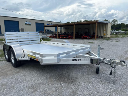 New 2025 Aluma 7812TA Utility Trailer