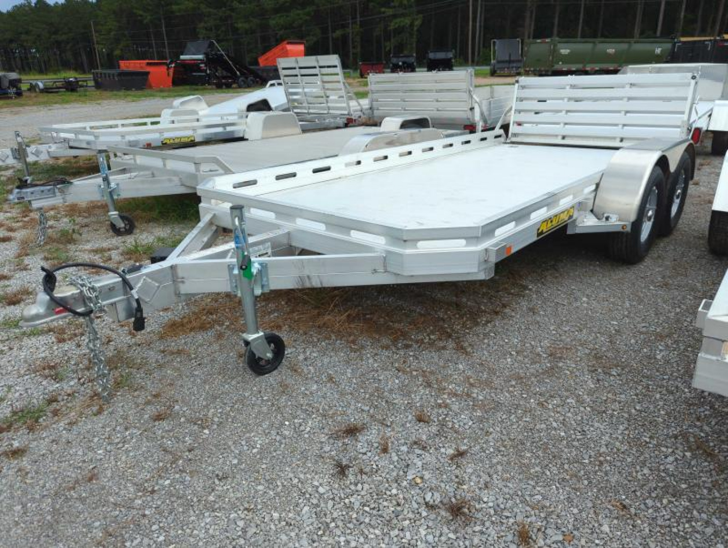 New 2025 Aluma 7814TA Utility Trailer