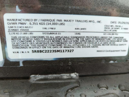 New 2025 MAXX-D T6X10222 Tilt Trailer