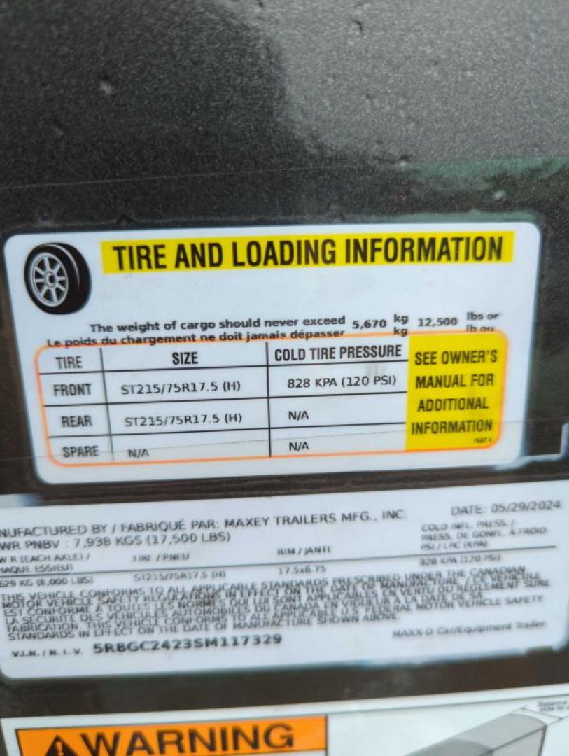 New 2025 MAXX-D T8X 10224-G Tilt Trailer