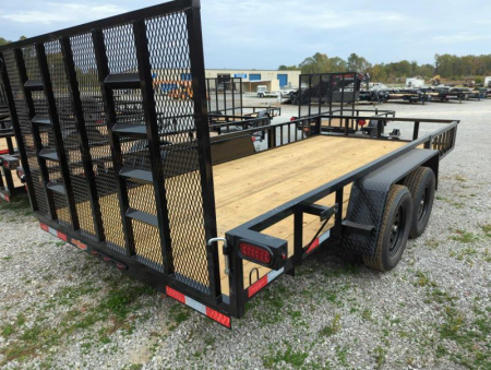 New 2025 Down 2 Earth Trailers 8216 Ramp in Rails  ATV Trailer