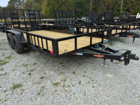 New 2025 Down 2 Earth Trailers 8216 Ramp in Rails  ATV Trailer