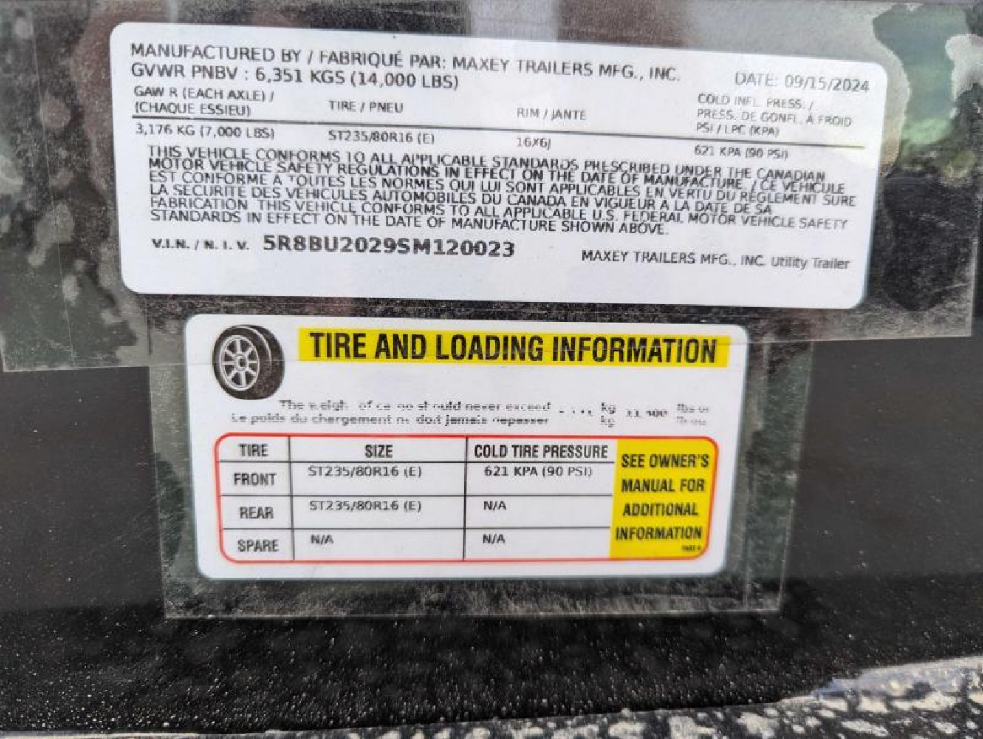 New 2025 MAXX-D U5X 20' Equipment Trailer