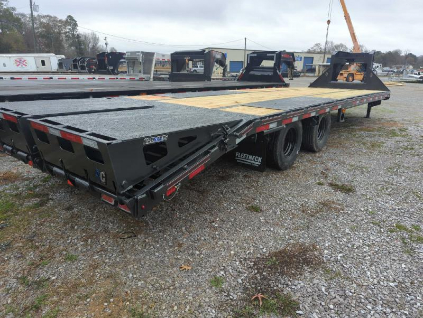 New 2025 Diamond C Trailers FMAX210 MAX RAMPS Deckover Trailer