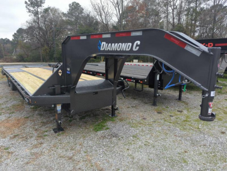 New 2025 Diamond C Trailers FMAX210 MAX RAMPS Deckover Trailer
