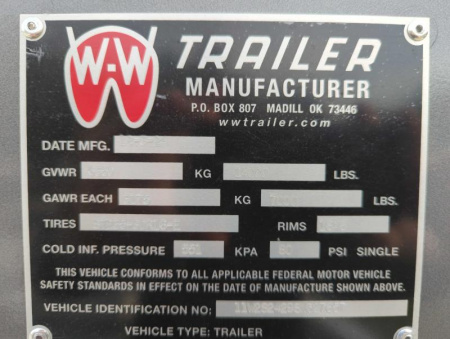 New 2025 W-W Trailer ROUSTABOUT GOOSENECK Stock / Stock Combo Trailer