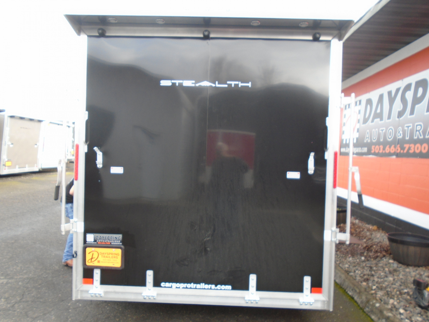 New 2025 Stealth Trailers 7.4X14 Cargo / Enclosed Trailer