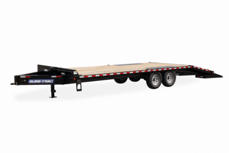 New 2025 Sure-Trac 8.5x20+5 15K HD Beavertail Deckover Equipment Trailer