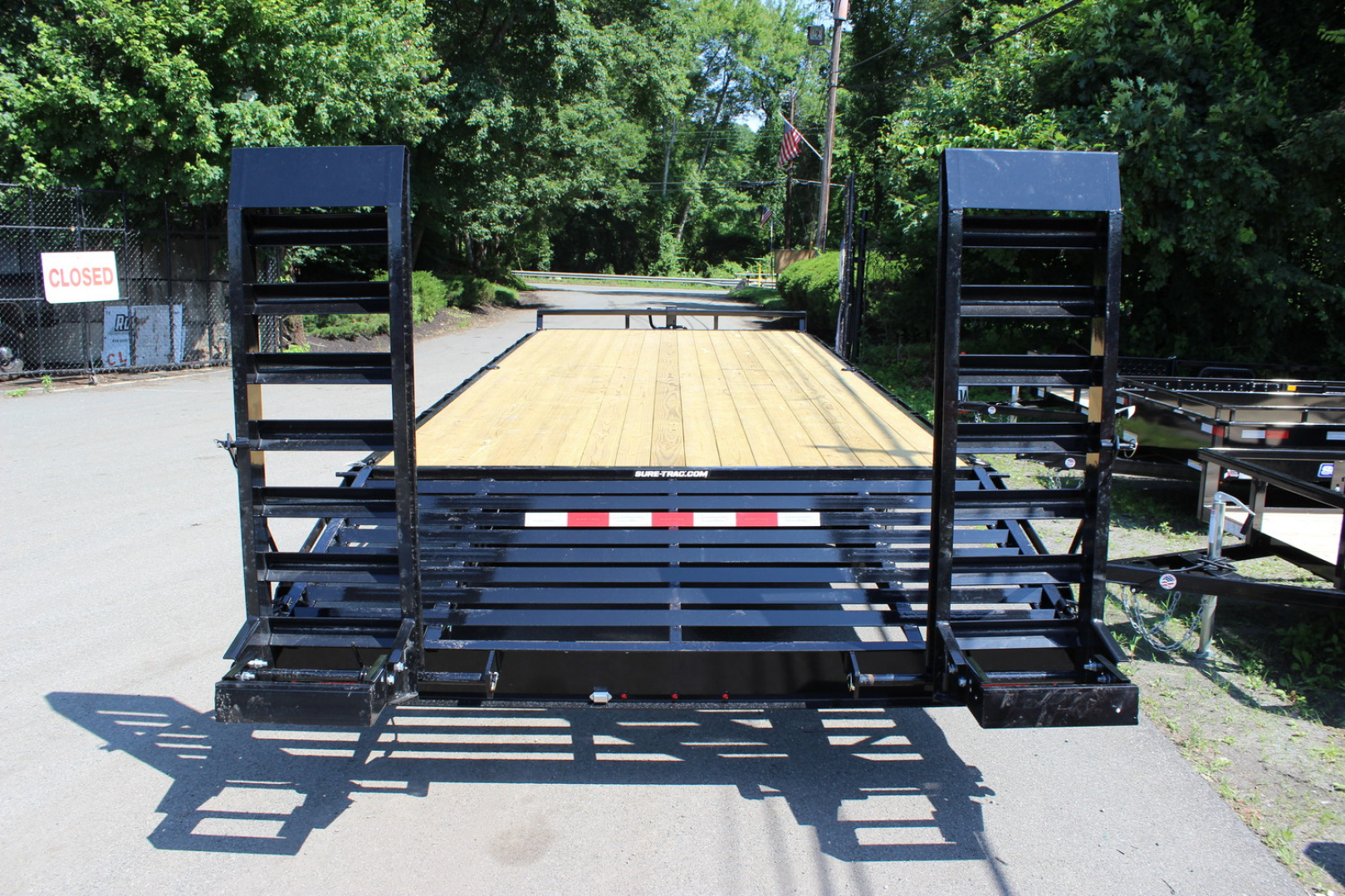 New 2025 Sure-Trac 8.5x20+4 15K SD Beavertail Deckover Equipment Trailer