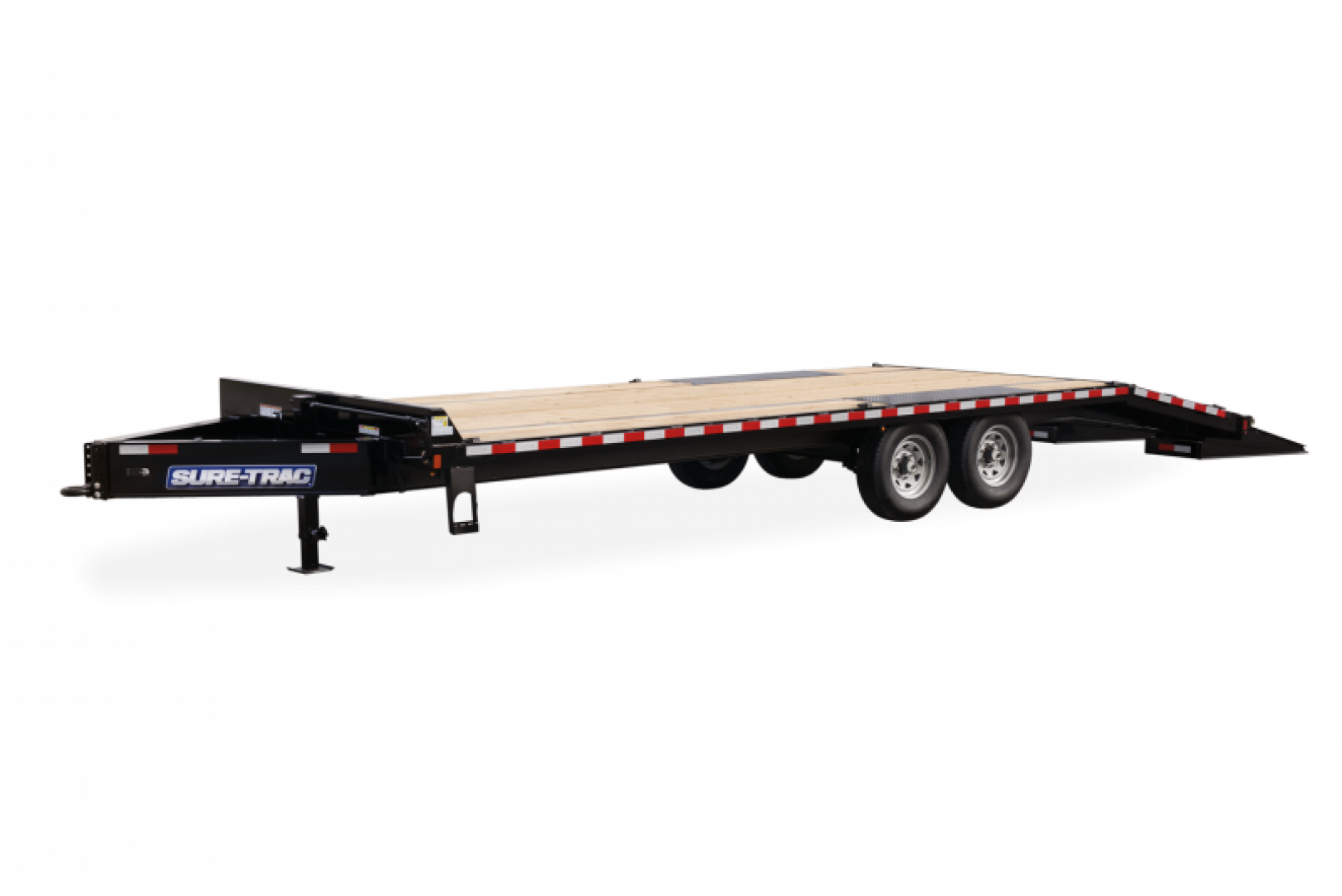 New 2025 Sure-Trac 8.5x20+5 32K HD Beavertail Deckover Equipment Trailer