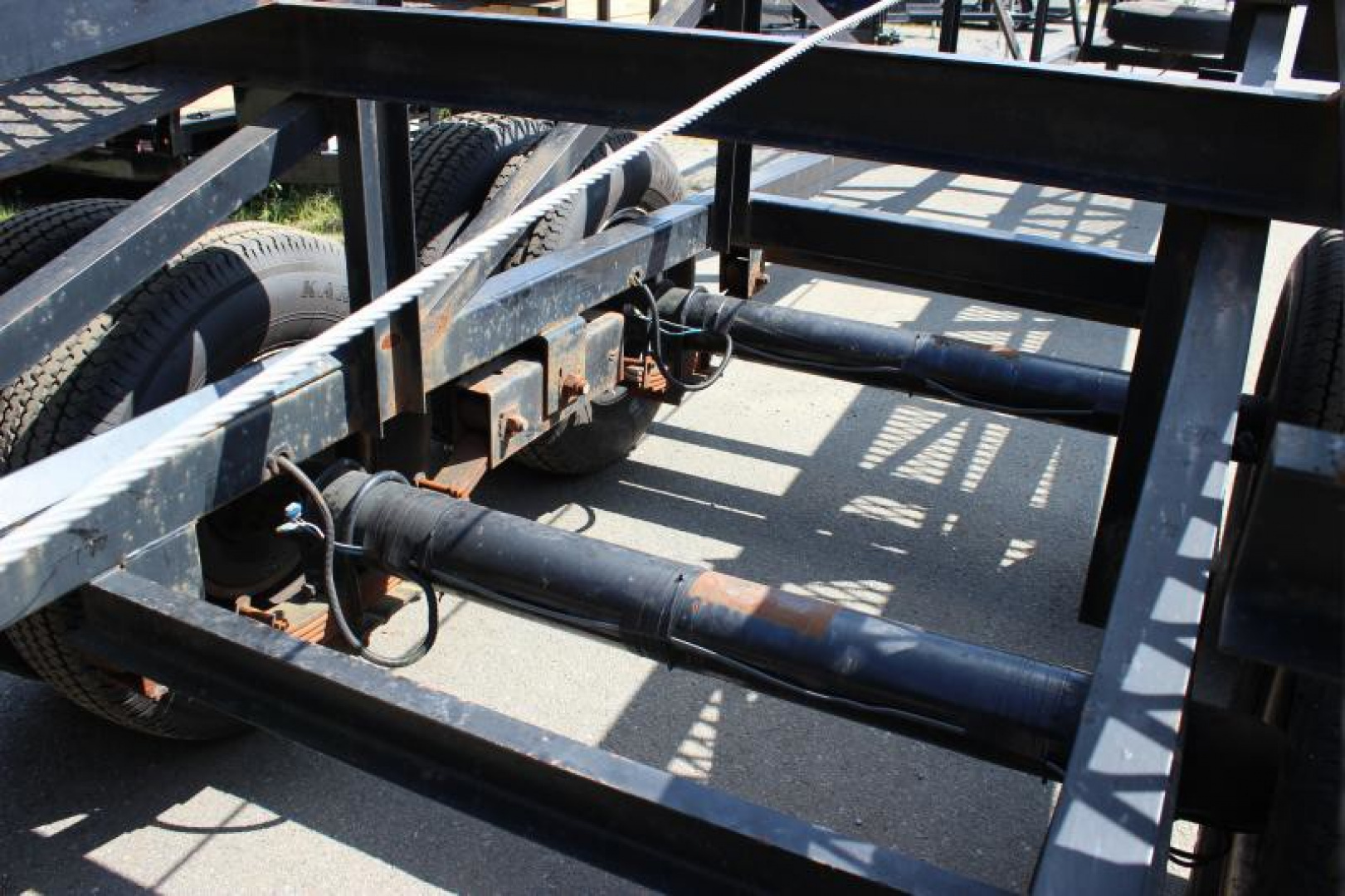 Used 2020 USED! 50 ft. Tandem Dual Wedge Three Car Trailer - Kaufman Trailer