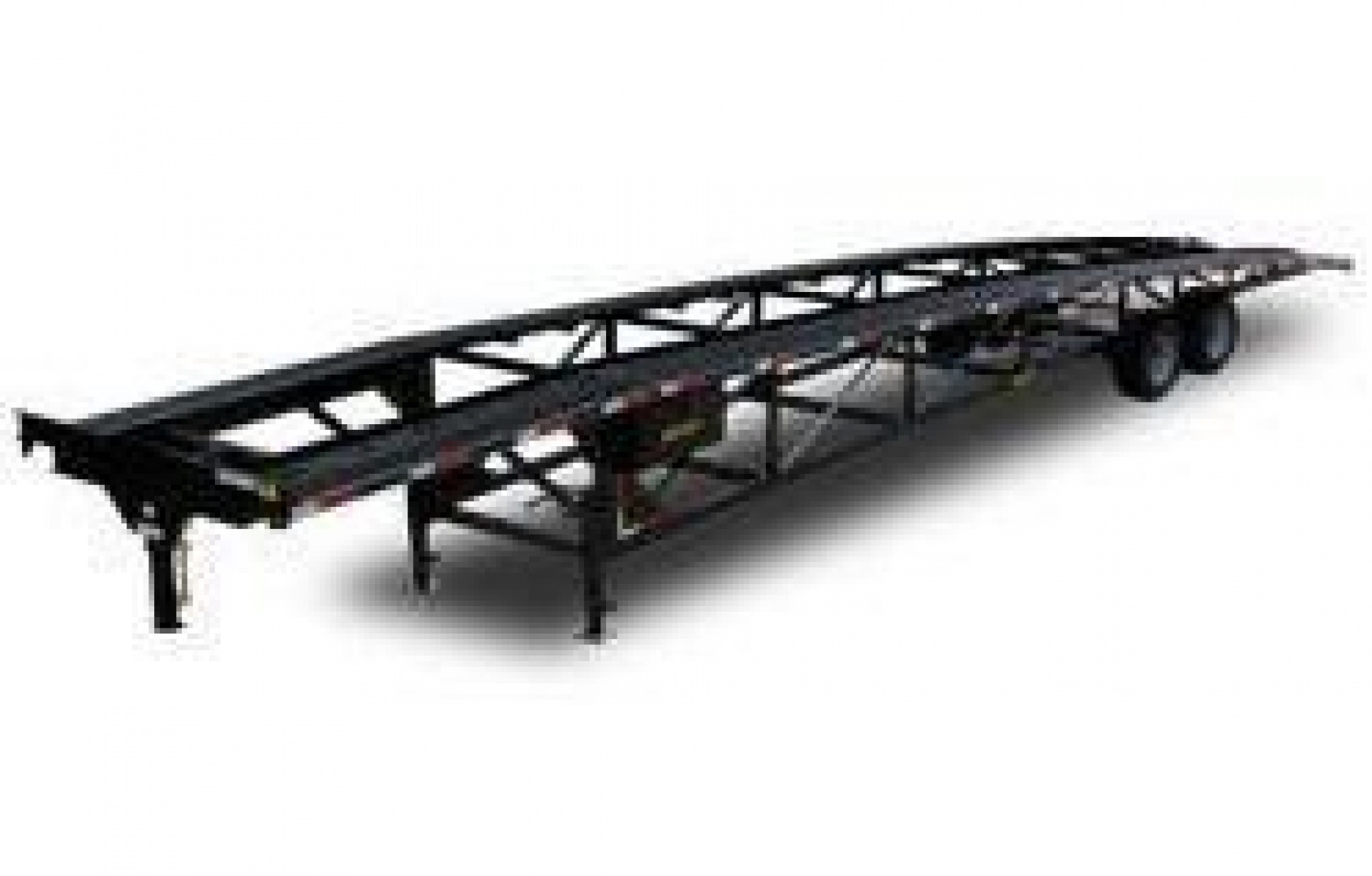 Used 2020 USED! 50 ft. Tandem Dual Wedge Three Car Trailer - Kaufman Trailer