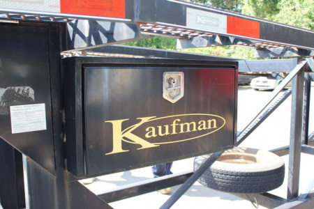 Used 2020 USED! 50 ft. Tandem Dual Wedge Three Car Trailer - Kaufman Trailer