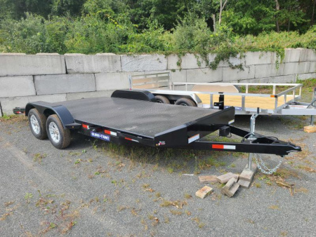 New 2026 7x18 7K Steel Deck Car Trailer - Sure-Trac