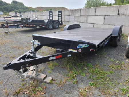 New 2026 7x18 7K Steel Deck Car Trailer - Sure-Trac