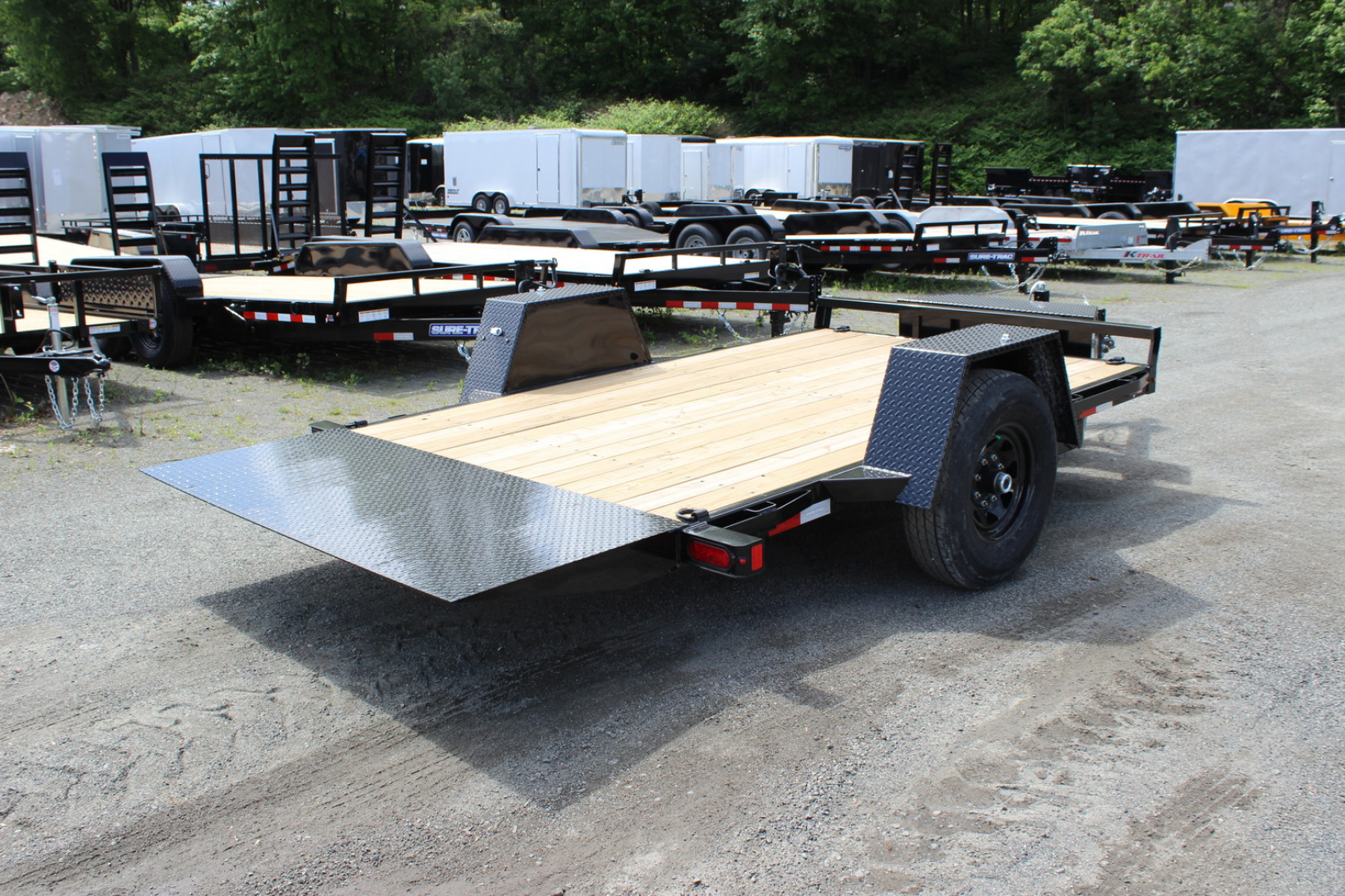 New 2026 6.5X12 7.8k Single Axle Tilt Equipment Trailer - Sure-Trac