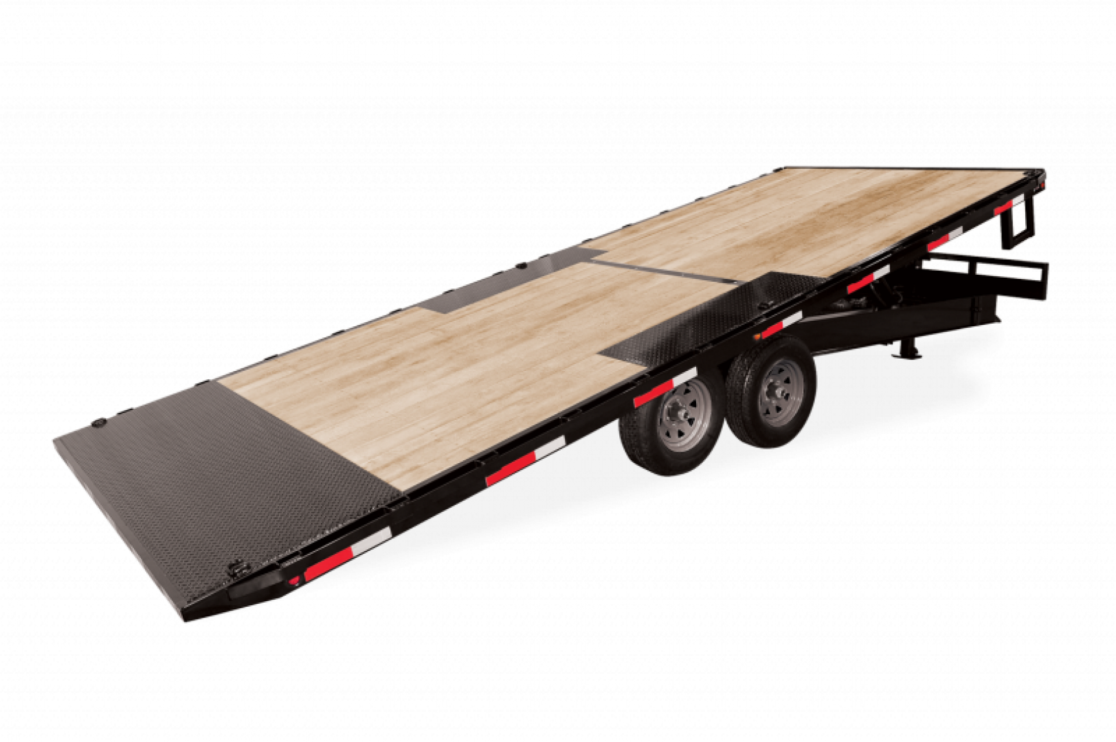 New 2025 Sure-Trac 8.5x22 15K Powertilt Deckover Flatbed Trailer Tilt Trailer