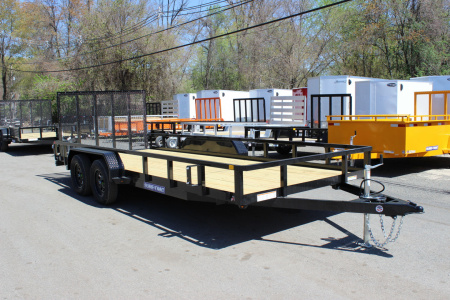 New 2025 7x18 7K Tube Top Utility Trailer - Sure-Trac