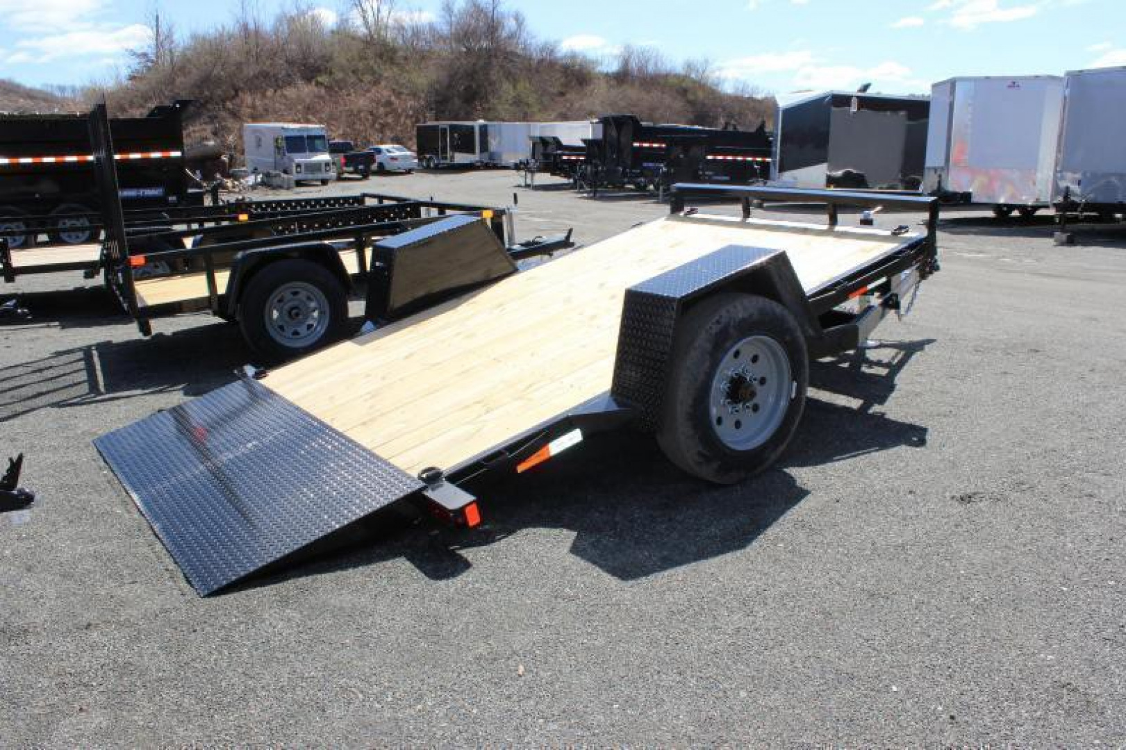 New 2025 6.5X12 10K Single Axle Tilt Bed Equipment Trailer - Sure-Trac