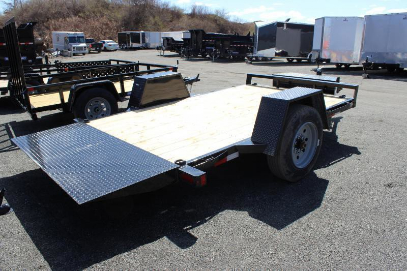 New 2026 6.5X12 10K Single Axle Tilt Bed Equipment Trailer - Sure-Trac