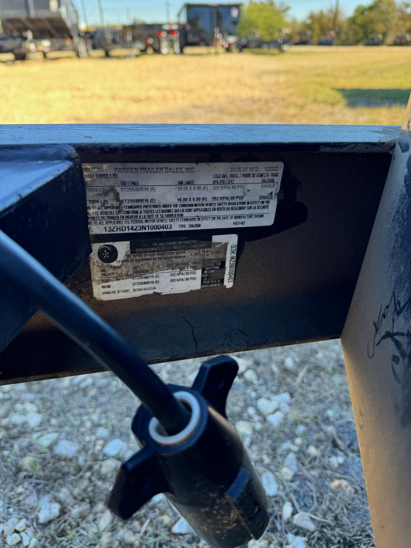 Used 2022 Performance Trailers HD142 Dump Trailer