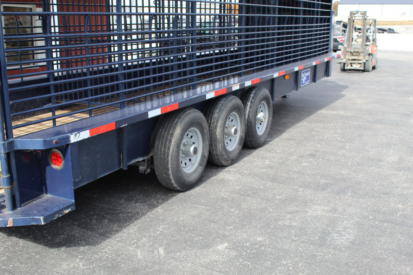 Used 2020 Gooseneck Trailer MFG METAL TOP Stock / Stock Combo Trailer