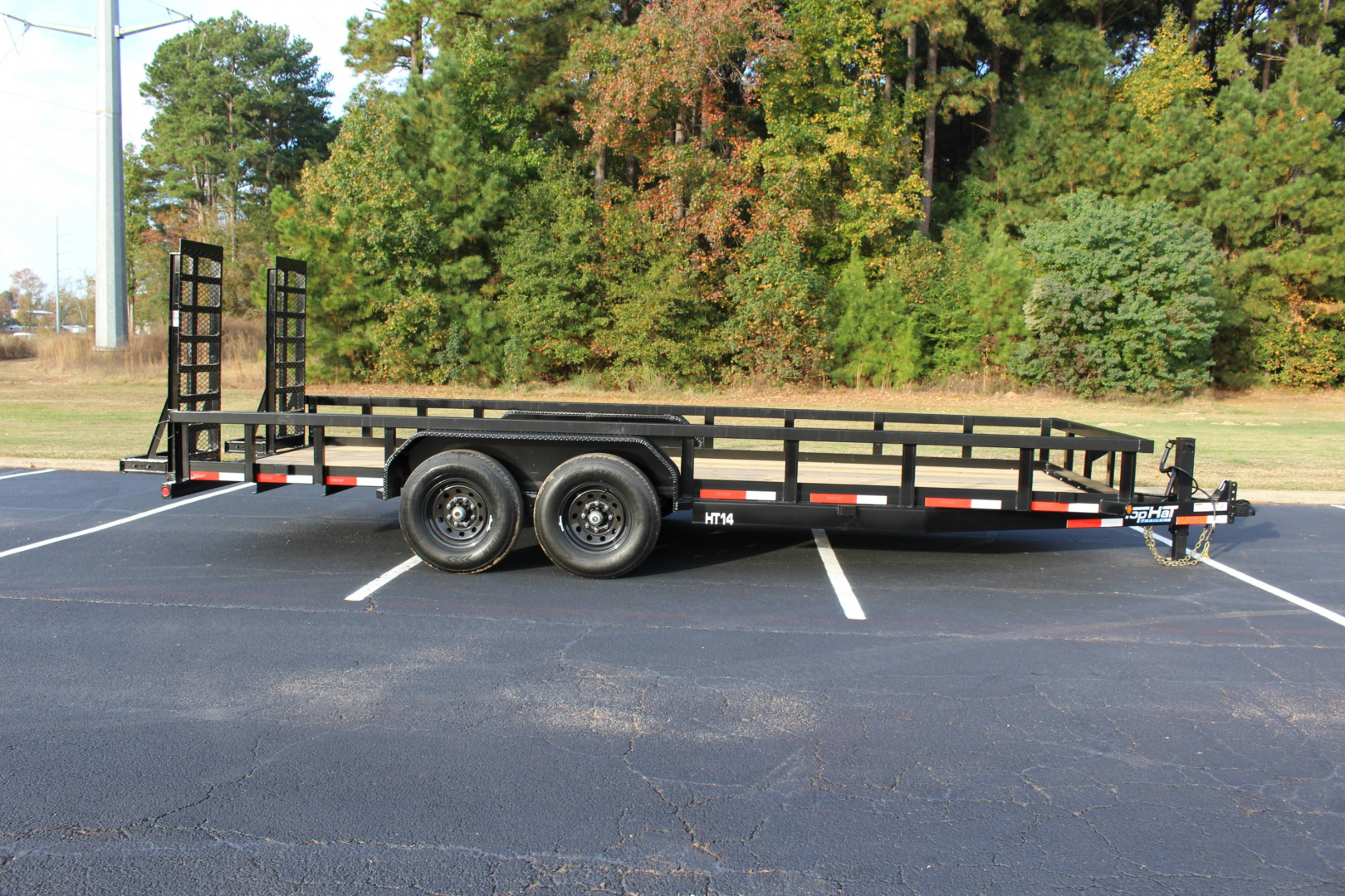 New 2026 Top Hat 20'x83" Heavy Hauler Utility 14k Equipment Trailer