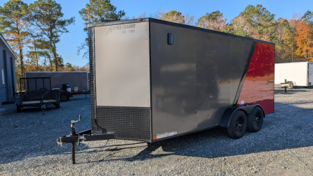New 2026 Homesteader Trailer 23957 7x16 Intrepid 2 tone Cargo / Enclosed Trailer