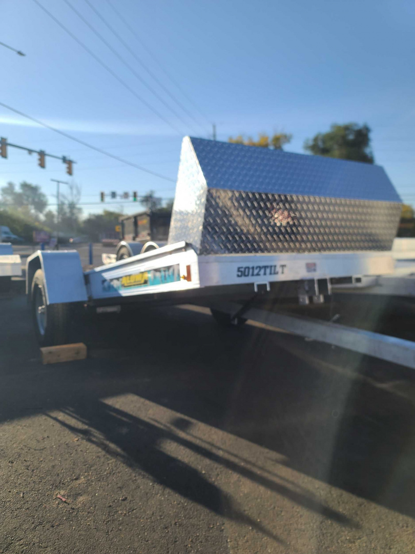 New 2025 Aluma 5012TILT Snowmobile Trailer