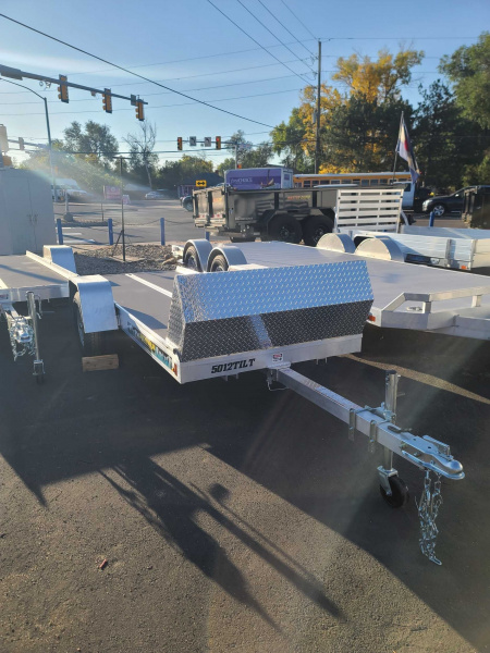 New 2025 Aluma 5012TILT Snowmobile Trailer