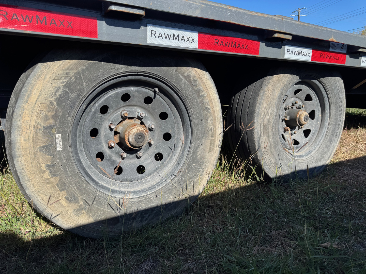 Used 2023 RawMaxx FDX-34-27K - 9265 Deckover Trailer