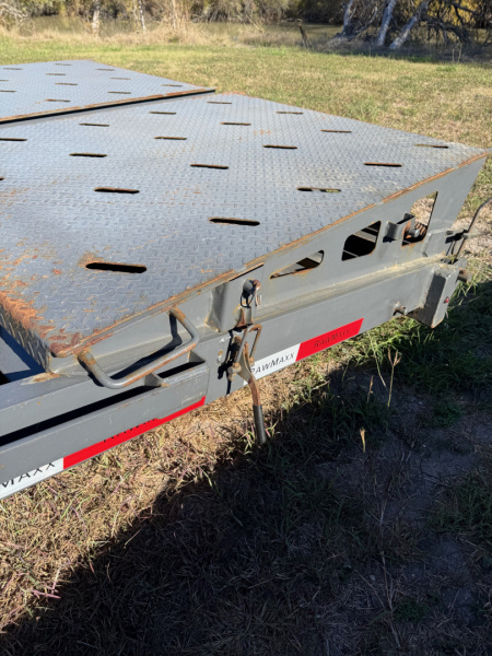Used 2023 RawMaxx FDX-34-27K - 9265 Deckover Trailer