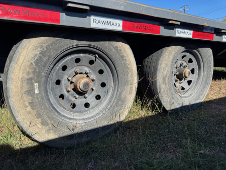 Used 2023 RawMaxx FDX-34-27K - 9265 Deckover Trailer