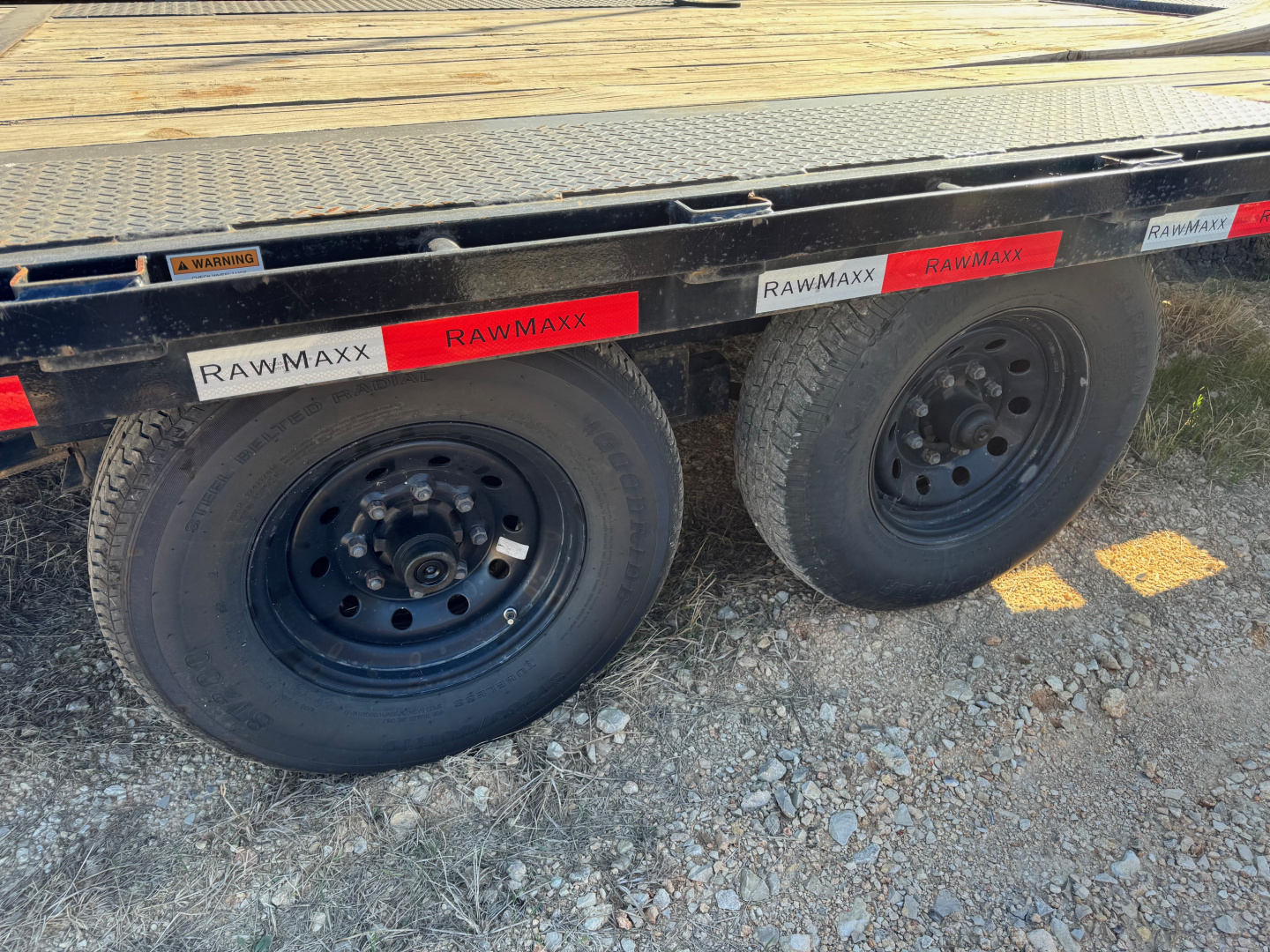 Used 2023 RawMaxx FDX-36-27K-0455 Deckover Trailer
