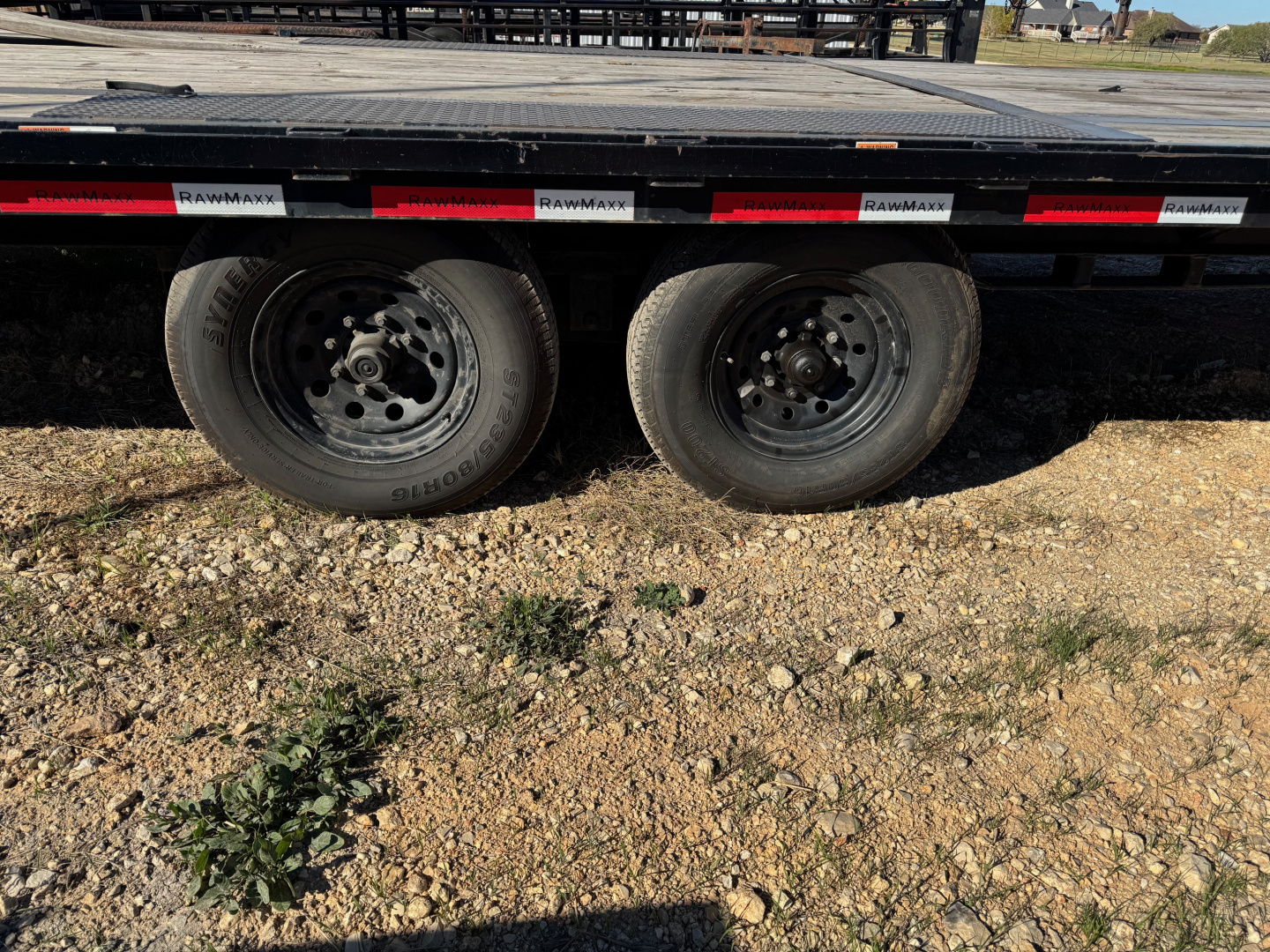 Used 2023 RawMaxx FDX-36-27K-0455 Deckover Trailer
