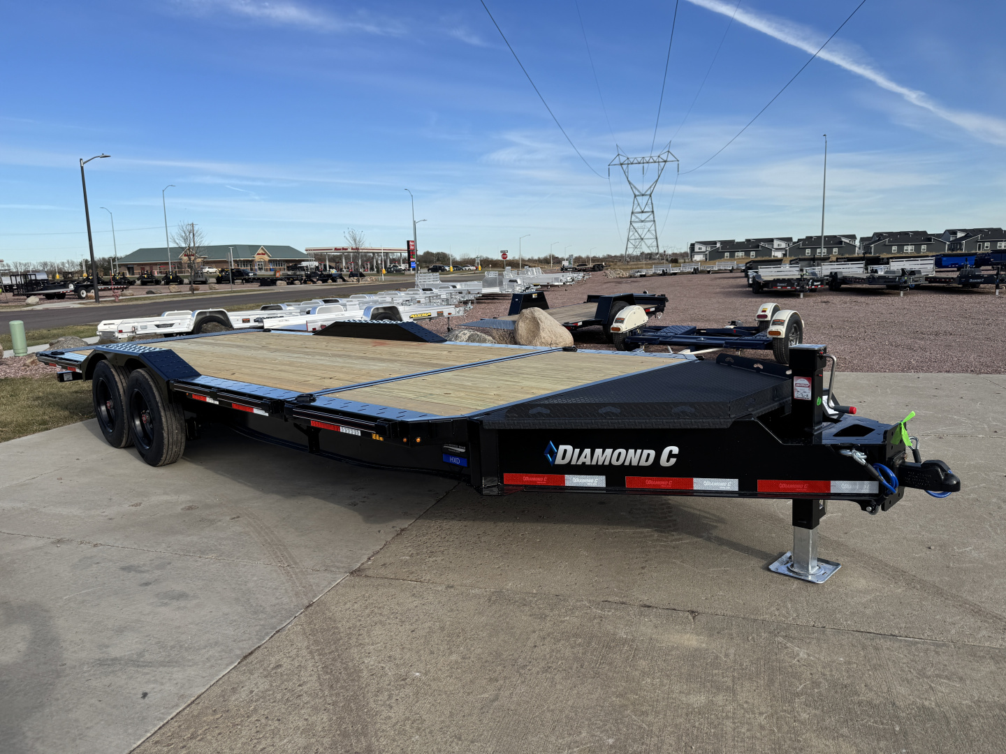 New 2026 Diamond C Trailers HXD208-22 18K Tilt Trailer
