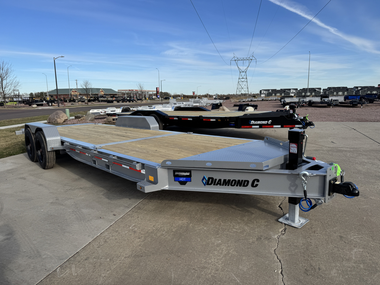 New 2026 Diamond C Trailers HDT208-22 18k Tilt Trailer