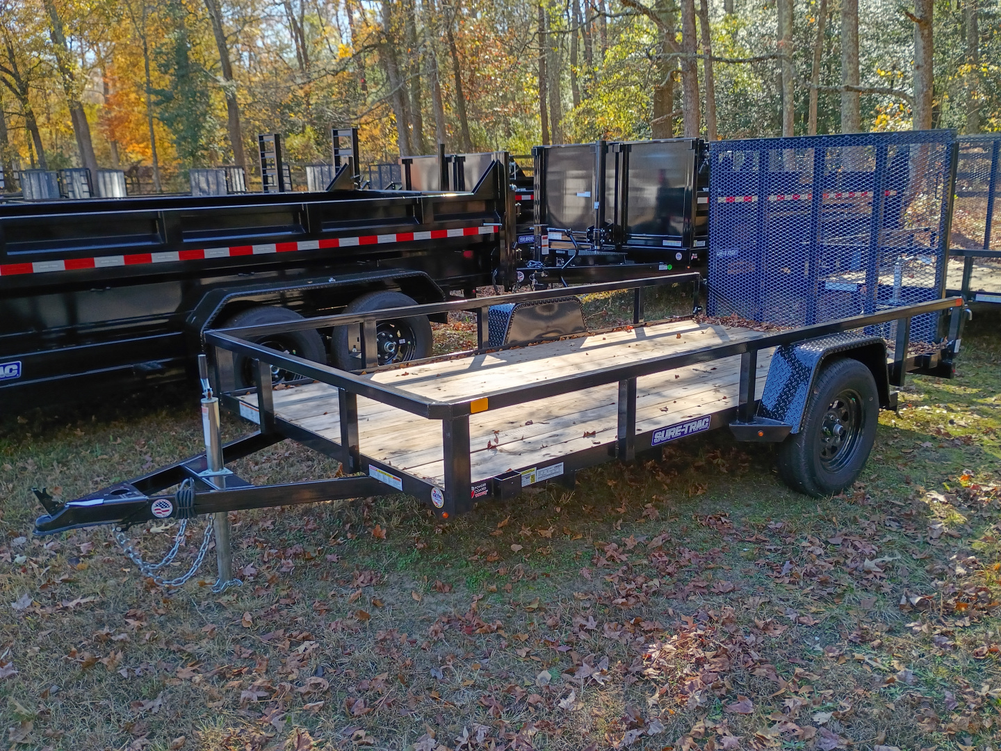 New 2025 Sure-Trac 23472 6x12 sa steel Utility Trailer