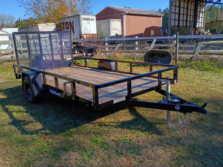 New 2025 Sure-Trac 23477 7x14 5k reg Utility Trailer