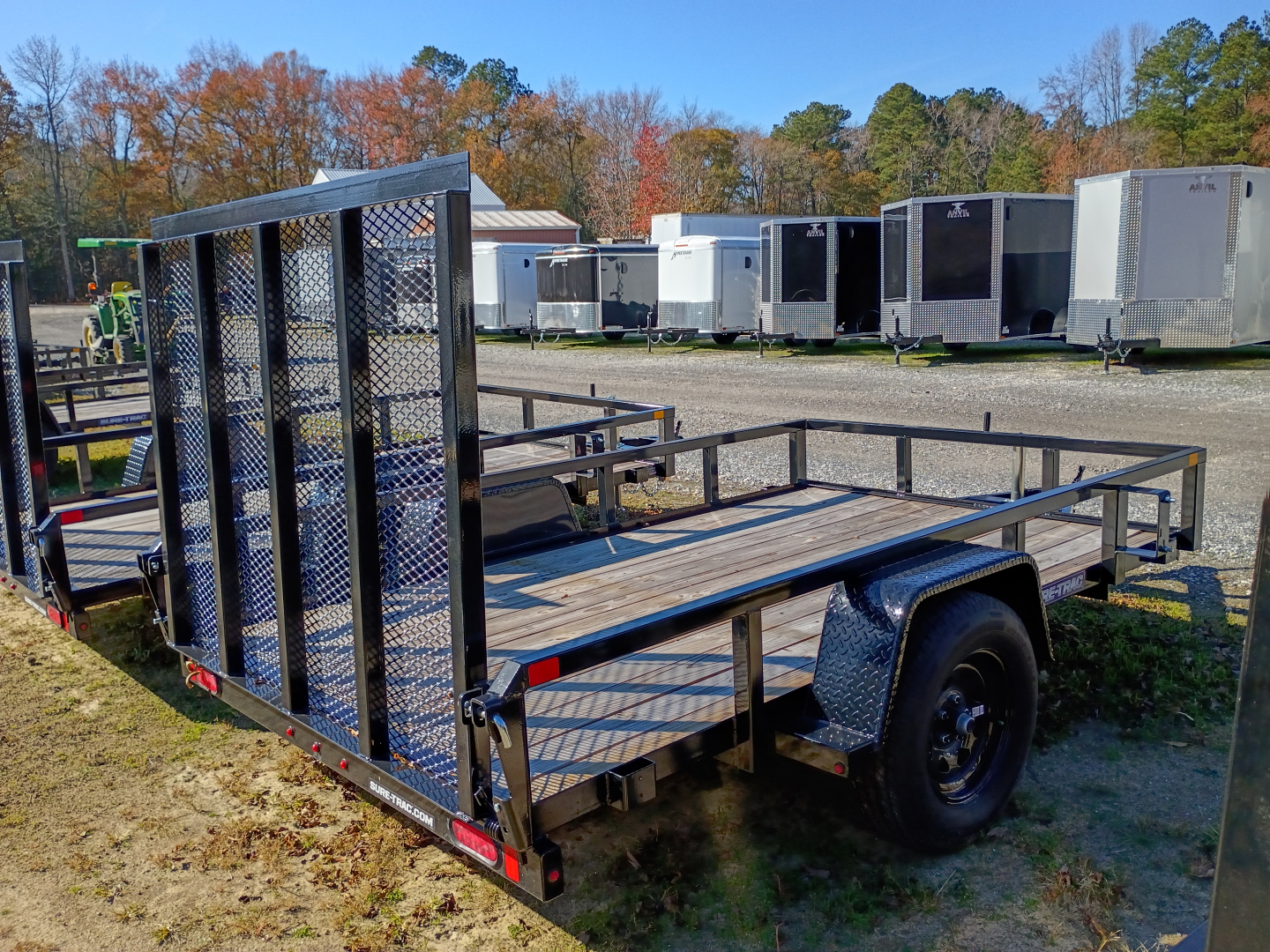 New 2025 Sure-Trac 23487 6x10 steel Utility Trailer