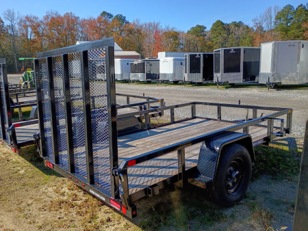 New 2025 Sure-Trac 23487 6x10 steel Utility Trailer