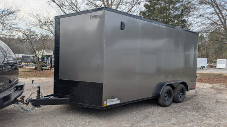 New 2025 Cargo Express 23608 7.5x16 char/blk Cargo / Enclosed Trailer
