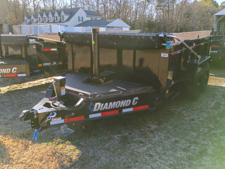 New 2026 Diamond C Trailers 23917 LPT 12' 207 Dump Trailer