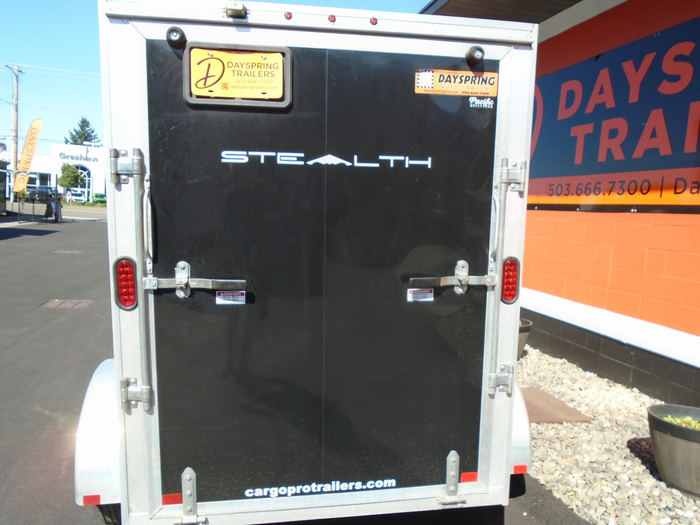 Used 2015 Stealth Trailers 5X8 Cargo / Enclosed Trailer