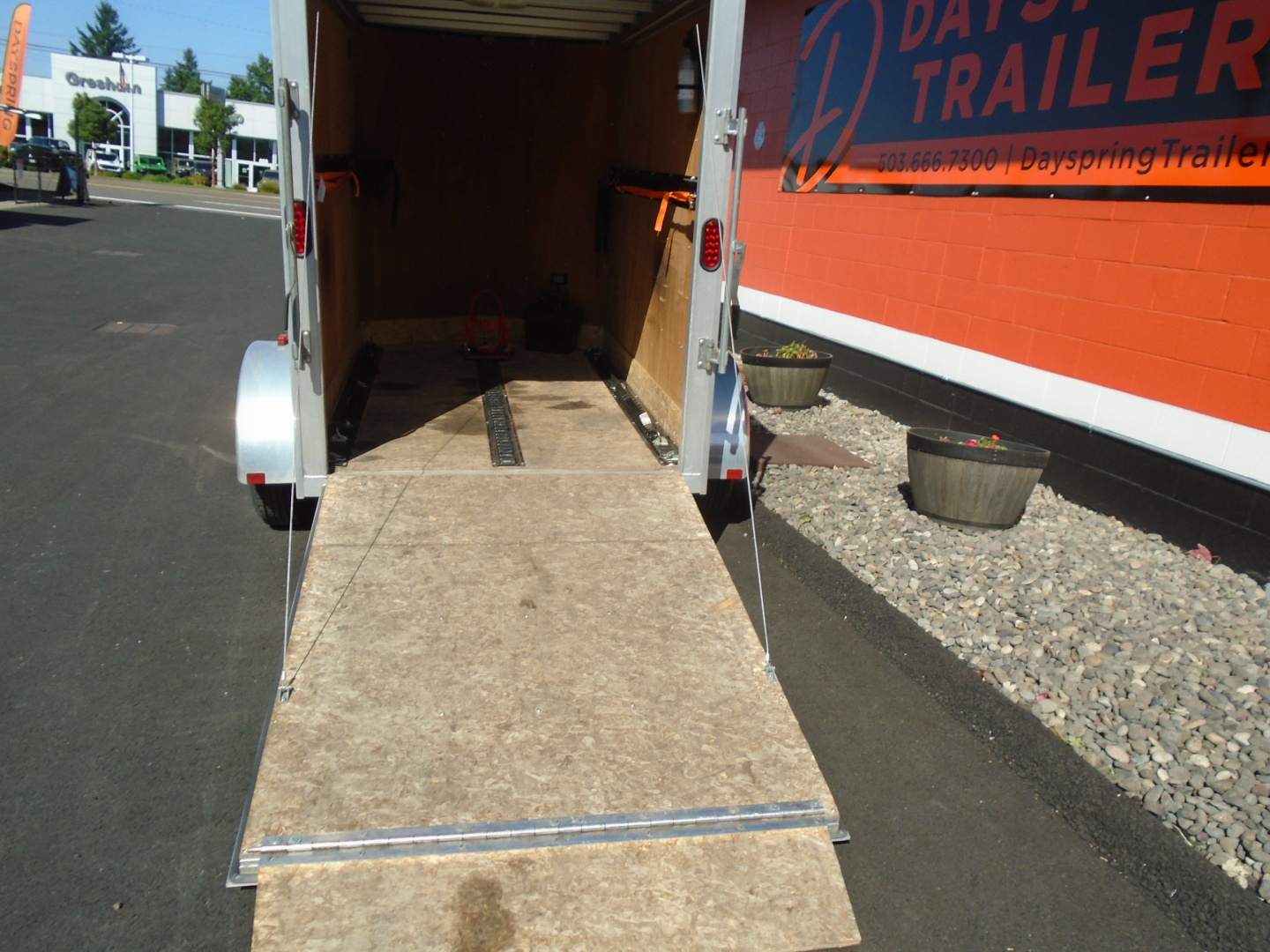 Used 2015 Stealth Trailers 5X8 Cargo / Enclosed Trailer