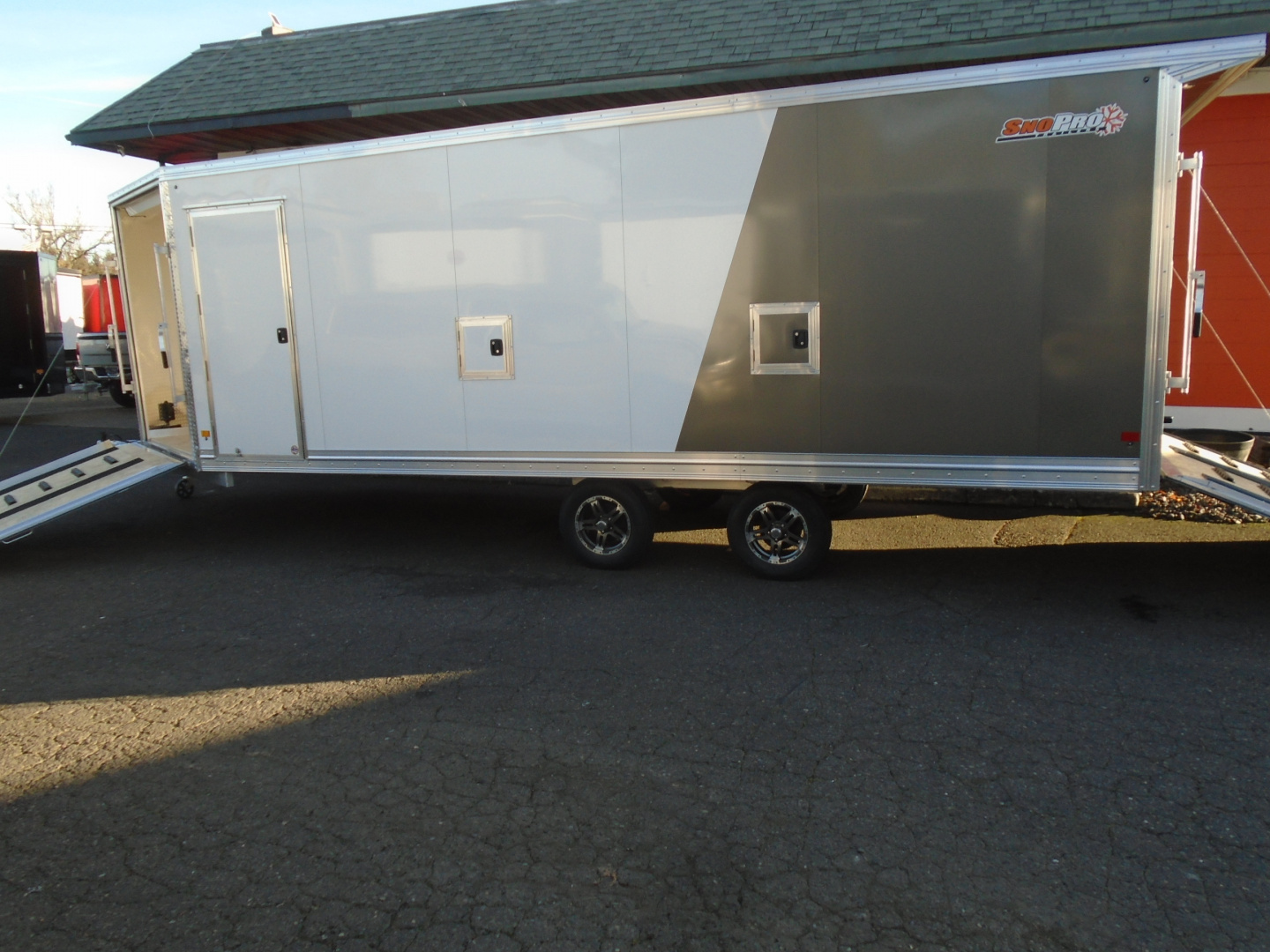 New 2025 SnoPro Trailers 101X22 Snowmobile Trailer