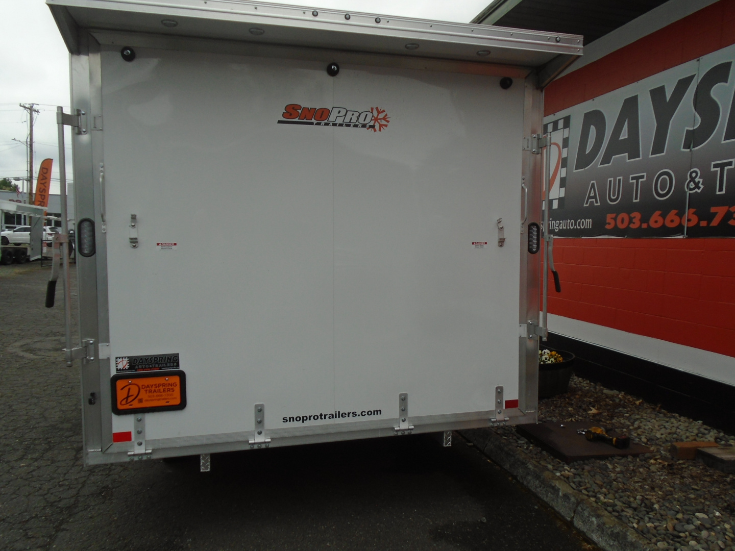 New 2024 SnoPro Trailers 101X14 3.0 HYBRID Snowmobile Trailer