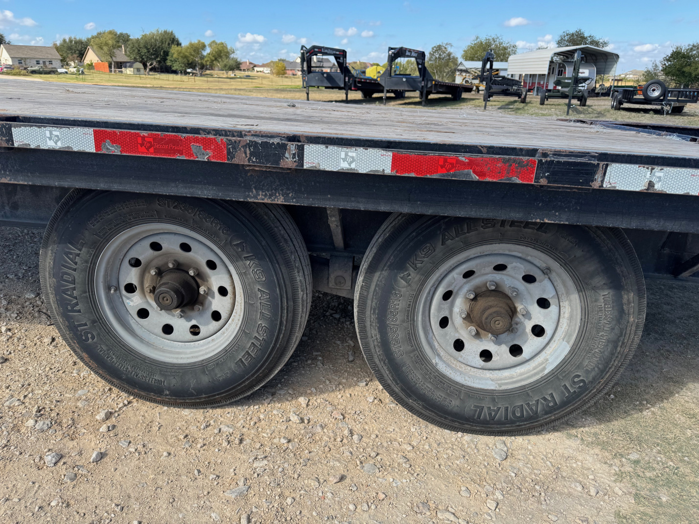 Used 2020 Texas Pride Trailers FT8201514KGN-1960 Flatbed Trailer