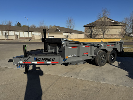 New 2026 Diamond C Trailers LPT207-14 Dump Trailer